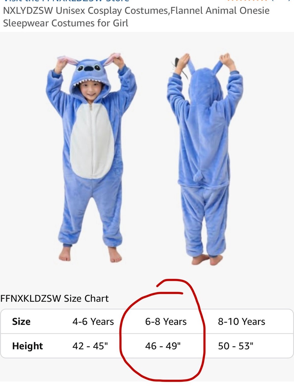 Blue Kids Plush Animal Onesie Halloween Costume Or Pajamas -